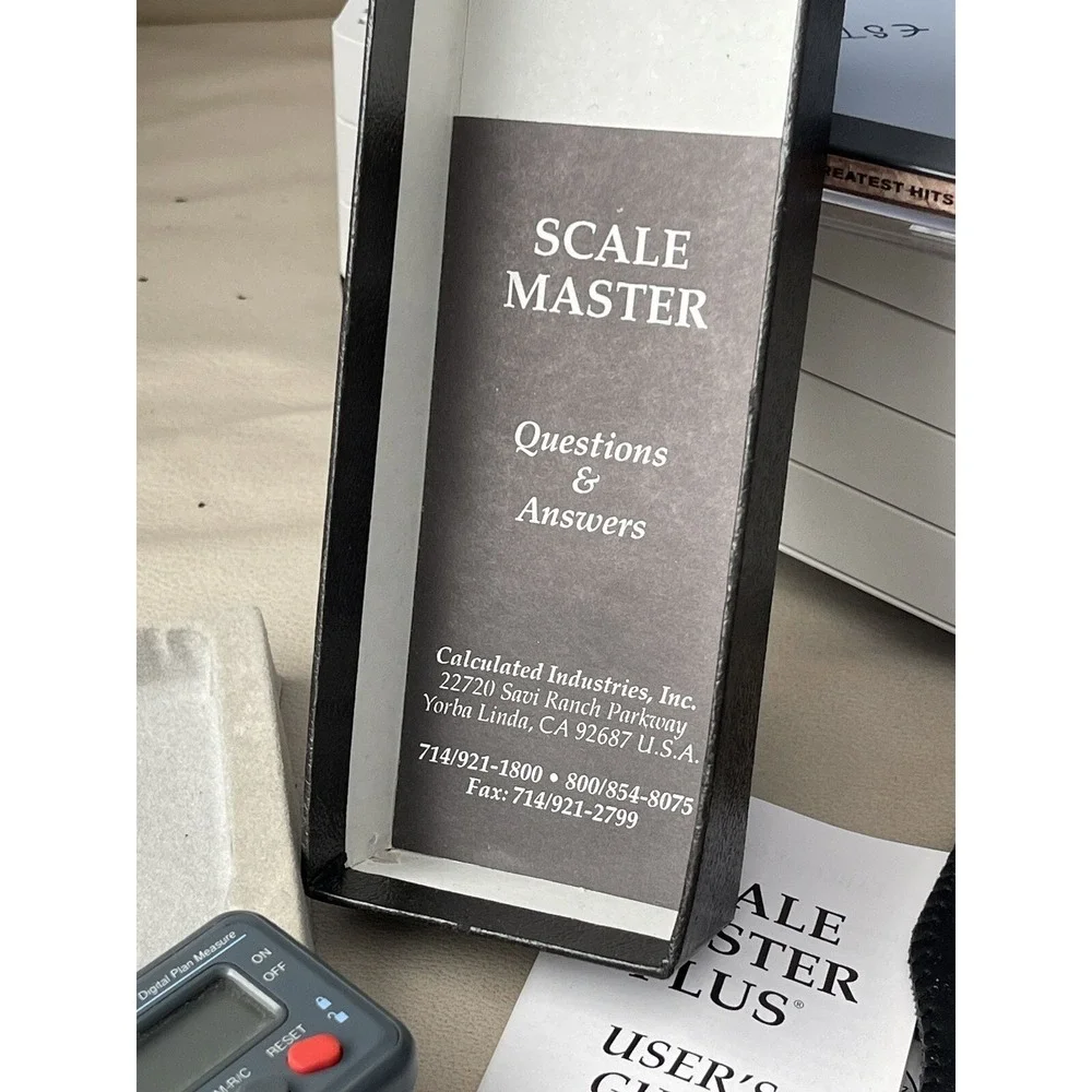 NIB Calculated Industries Scale Master Classic 6015 Digital Plan Estimating Tool